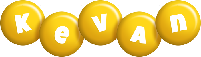 Kevan candy-yellow logo