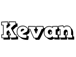 Kevan snowing logo