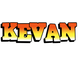 Kevan sunset logo