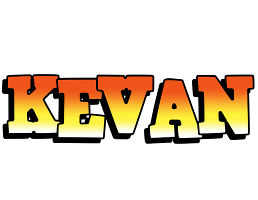 Kevan sunset logo