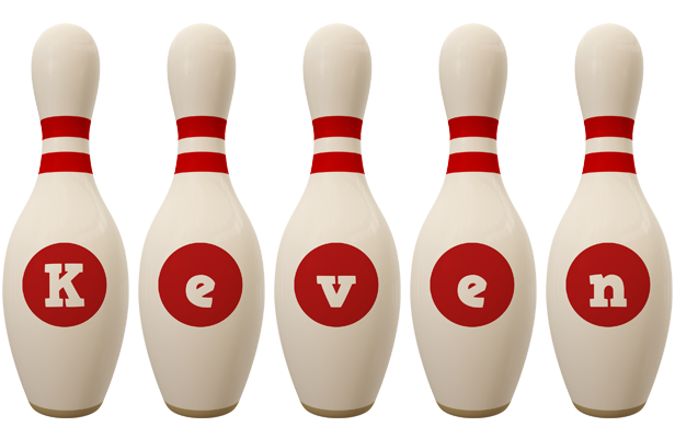 Keven bowling-pin logo
