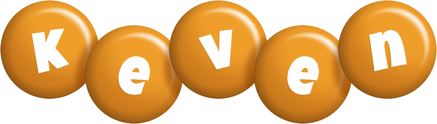 Keven candy-orange logo