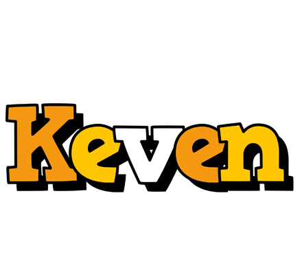 Keven cartoon logo