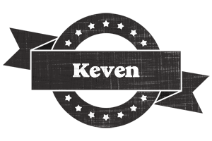 Keven grunge logo