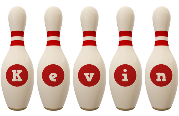 Kevin bowling-pin logo