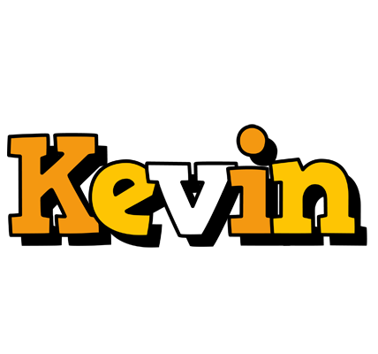 Kevin cartoon logo