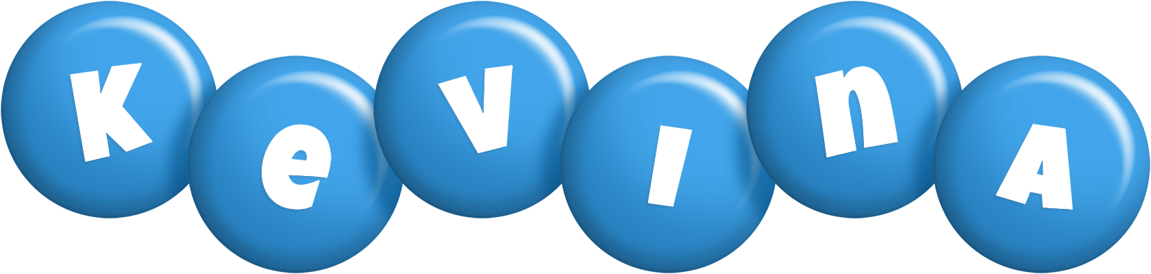 Kevina candy-blue logo