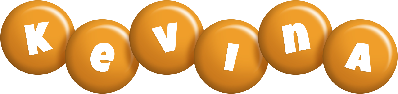 Kevina candy-orange logo