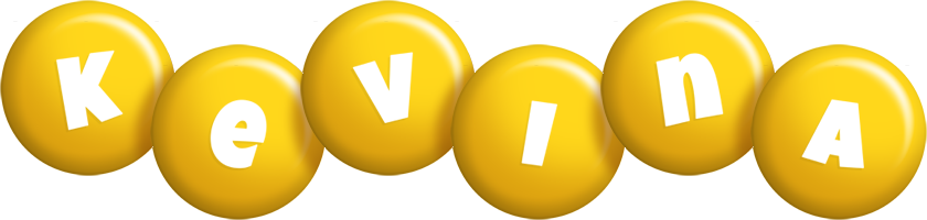 Kevina candy-yellow logo