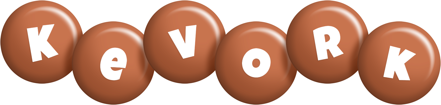Kevork candy-brown logo