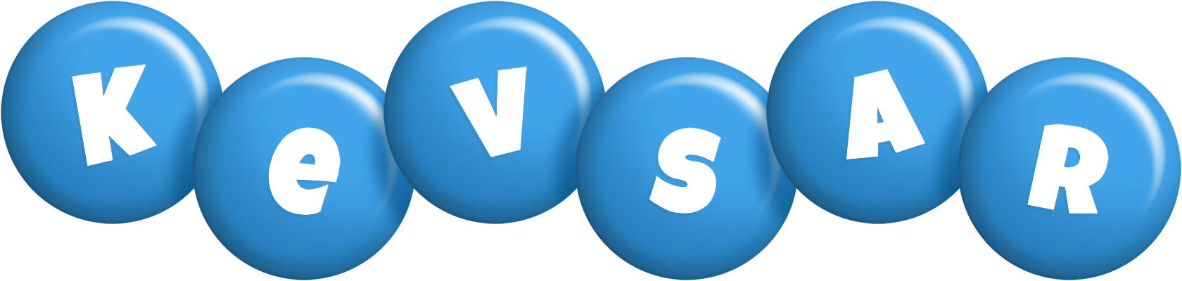 Kevsar candy-blue logo