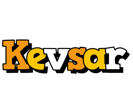 Kevsar cartoon logo