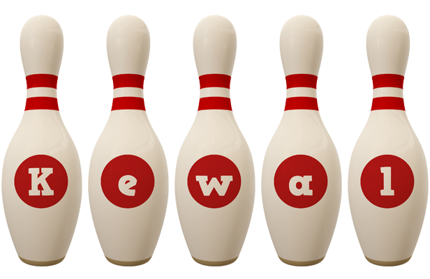Kewal bowling-pin logo