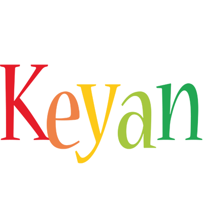 Keyan birthday logo