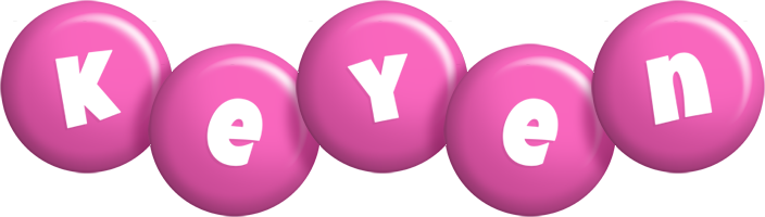 Keyen candy-pink logo