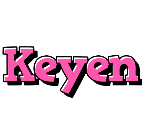 Keyen girlish logo