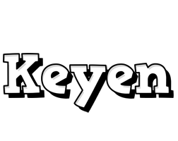 Keyen snowing logo