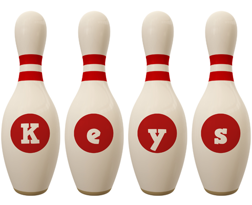 Keys bowling-pin logo