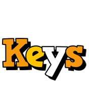 Keys cartoon logo