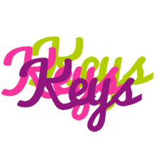 Keys flowers logo