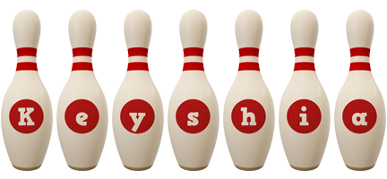 Keyshia bowling-pin logo