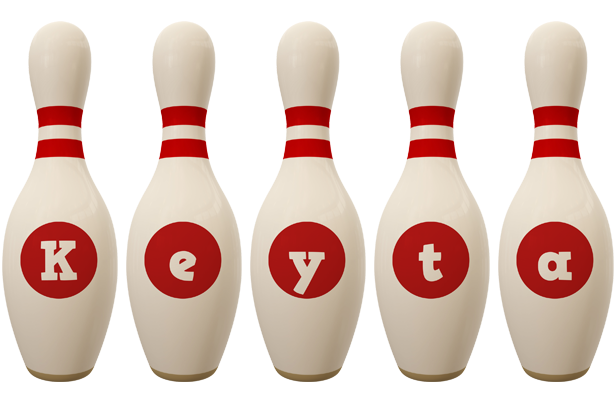 Keyta bowling-pin logo