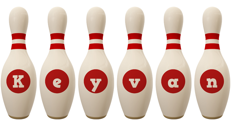 Keyvan bowling-pin logo