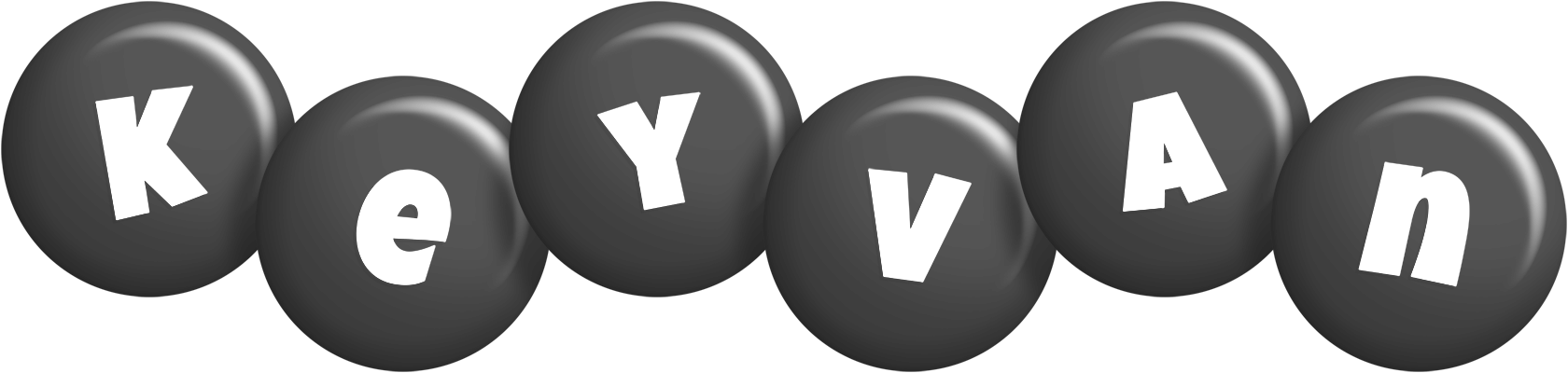 Keyvan candy-black logo