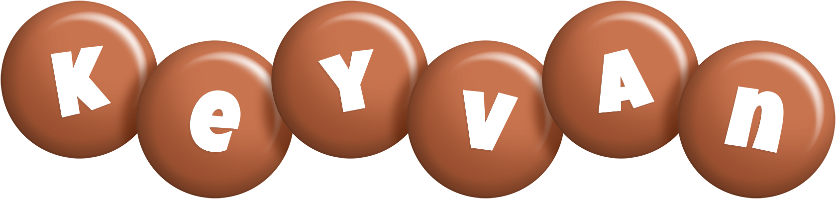 Keyvan candy-brown logo