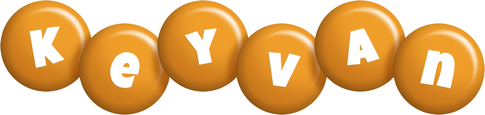 Keyvan candy-orange logo