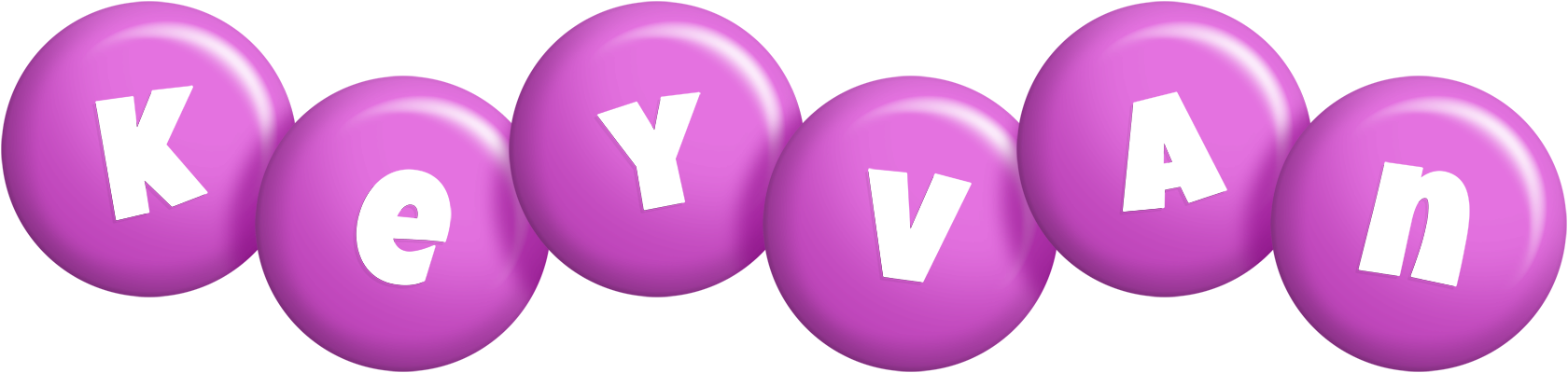 Keyvan candy-purple logo