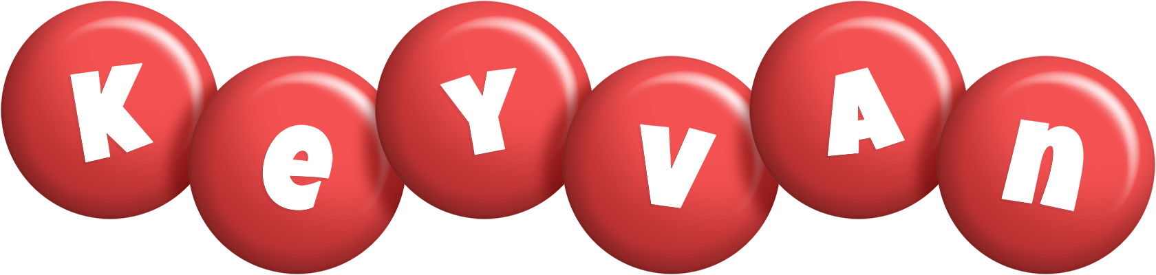 Keyvan candy-red logo