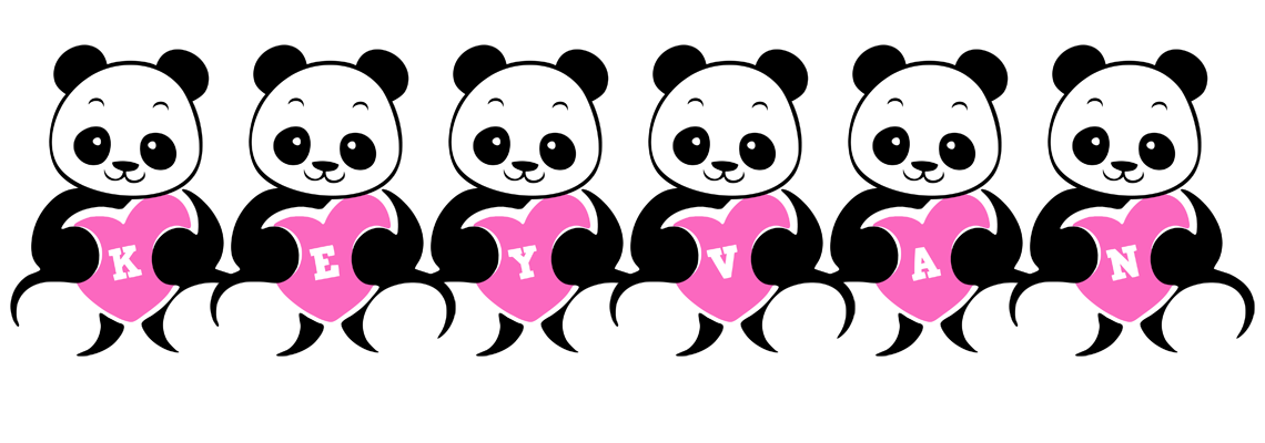 Keyvan love-panda logo
