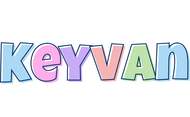 Keyvan pastel logo