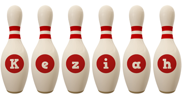 Keziah bowling-pin logo