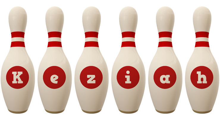 Keziah bowling-pin logo