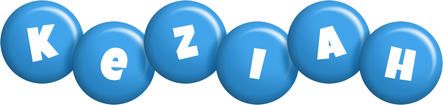 Keziah candy-blue logo