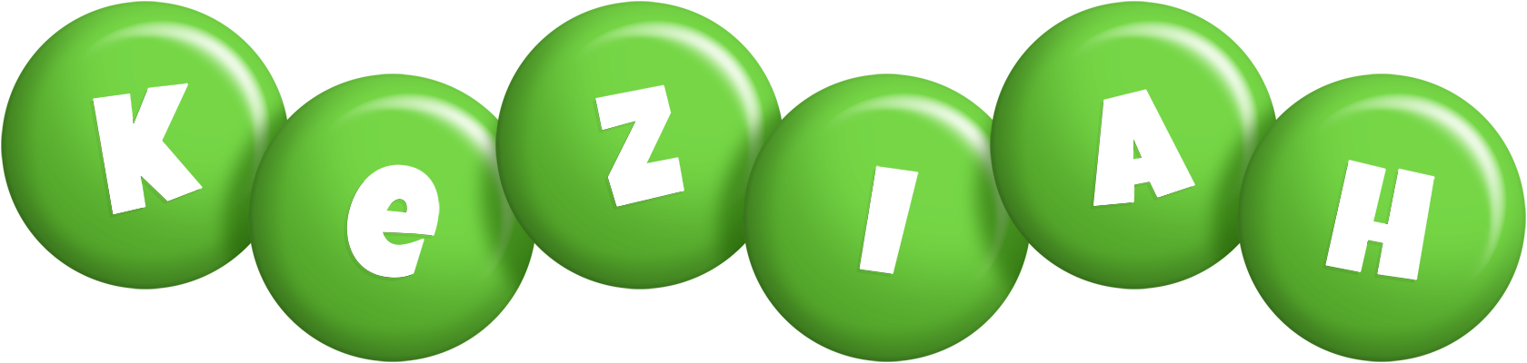 Keziah candy-green logo