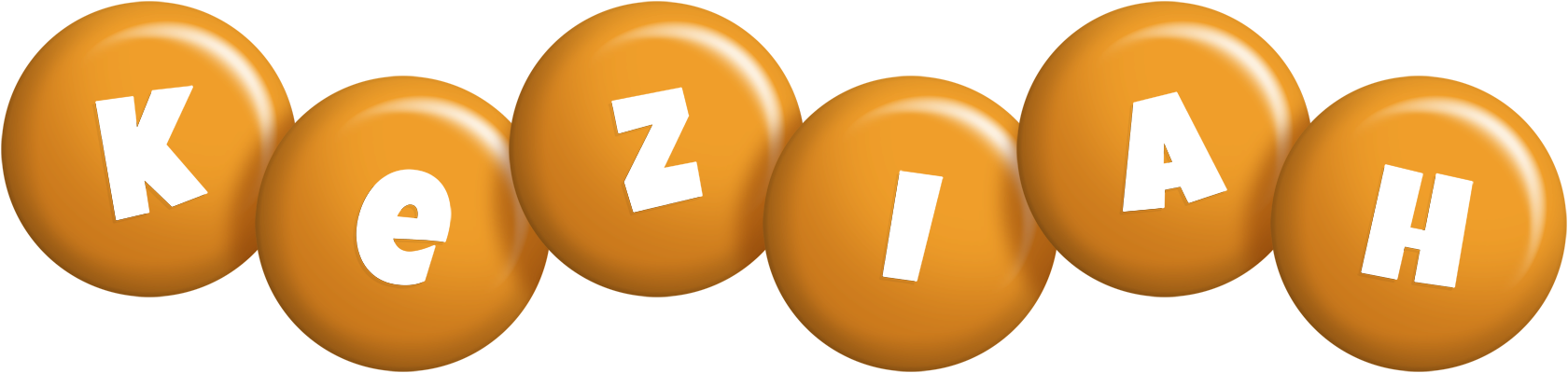Keziah candy-orange logo