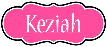 Keziah invitation logo