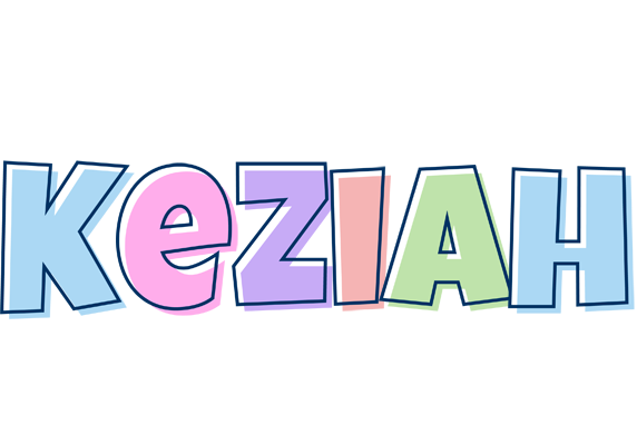 Keziah pastel logo
