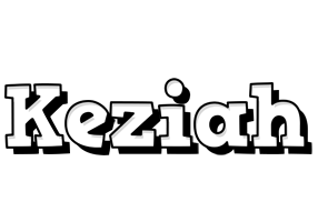 Keziah snowing logo