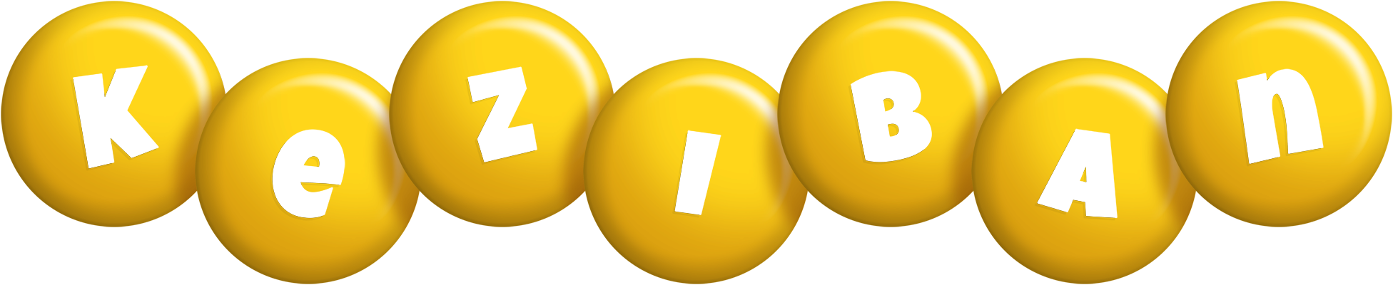 Keziban candy-yellow logo