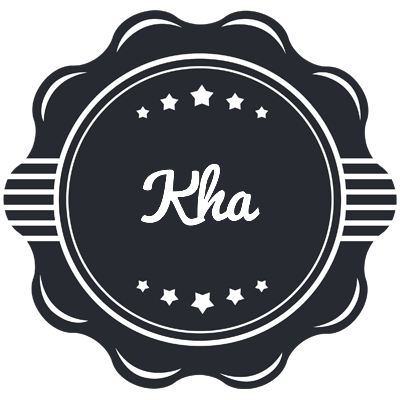 Kha badge logo