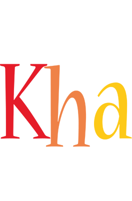 Kha birthday logo