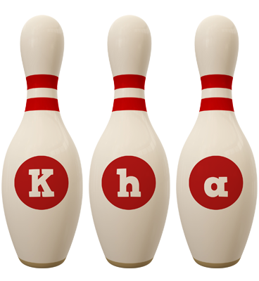 Kha bowling-pin logo