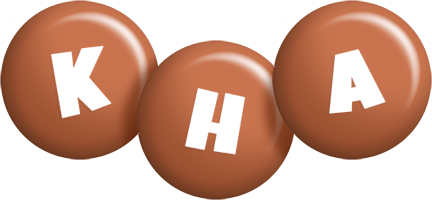 Kha candy-brown logo