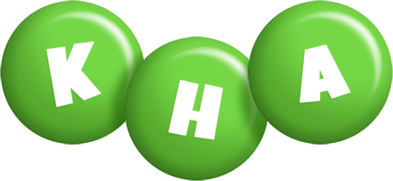 Kha candy-green logo