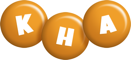 Kha candy-orange logo