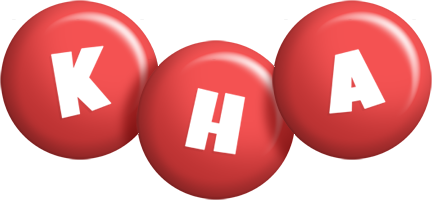 Kha candy-red logo